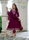 Kashvi Vol 2 By Passion Tree Vichitra Silk Anarkali Kurtis Set Wholesale Market In Surat